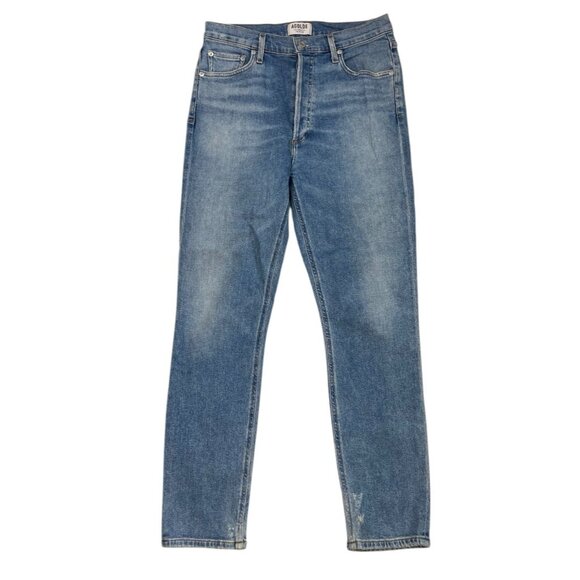 *Agolde Nico High Rise Skinny Button Fly Jeans Womens Size 29 Style #A093-1090 - Picture 1 of 7